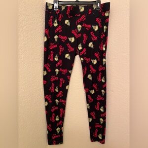 The Grinch Lounge Pants, Preloved, Size XL Women's
